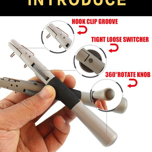 1PCS ABS Tie Hook Device Manually Fish Hook Wire Knotter Line Fishing Tackle Tools Fast Tie Tying Knot Tool