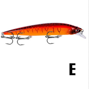 1PCS 14cm 18.5g New Minnow Fishing Lure Bass Trolling Artificial Hard Bait Crankbait Wobblers 3D Eyes for Fishing Carp Pesca