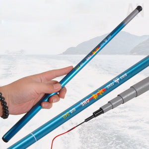 Portable Telescopic Rod Ultra-light Hand Glass Fiber Pole Hand Fishing Rod Fishing Pole Fishing Tackle 1.8/2.1/2.4/2.7/3.0/3.6M