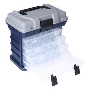 Portable 5 Layer Fishing box Large-Capacity Fish Lures Container Box Durable Fishing Tackle Storage Case Plastic Case