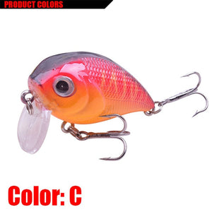 1Pcs Crank Crazy Wobblers Fishing Lures 50mm 7g Japan Swimbait Artificial Hard Bait Bass Pike Minnows Crankbait Pesca Tackle
