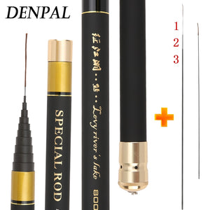 2019 Power Hand Pole Fishing Rod Ultra Hard Super Light Extra Long High Carbon 8/9/10/11/12/13M Telescopic Rod Stick Spare Tip