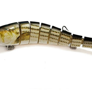 8 Section Fishing Lure 14cm 25g Multi Jointed Lures Bait Pike Sinking Wobblers Swimbait Fishing Tackle For Bass Isca Crankbait