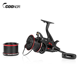 COONOR NFR9000+8000 Double Spool Fishing Reel 12+1 BB 4.6:1 Spinning Fishing Reel Foldle Left/Right Handle Fishing Spinning Reel