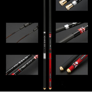 High Quality Super Hard Powerful hand pole Telescopic Fishing Rod Carbon Fiber freshwater carp fishing3.6m/4.5 m/5.4m/6.3mVboni