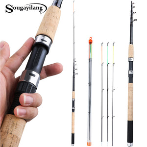 Sougayilang L M H Power Feeder Fishing Rod Line Lure Telescopic Spinning Travel Rod 3.0M 3.3M 3.6M Carp Feeder Pole De pesca