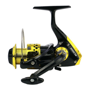 LidaFish Brand SC1000-7000 Black gold Series Plastic plating 12BB Left/Right Hand Fishing Reel