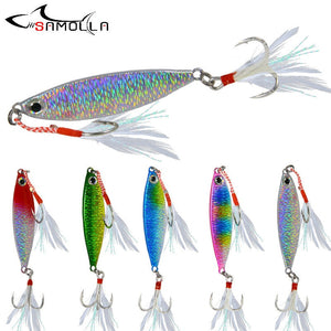 Jig Fishing Lure Weights 8-20g Jigs Metal Jig Articulos De Pesca Isca Artificial Fake Fish Fishing Jig Lures