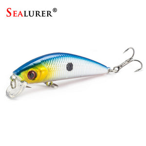 1PCS Fishing Lure Minnow Crankbait Hard Bait Tight Wobble Slow sinking Jerkbait Fishing Tackle