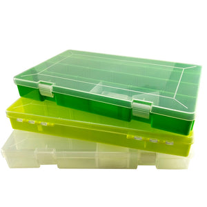 2 Size Fishing lure box Single Layer DIY Fishing Tackle Box Large Capacity Fishing Lure Storage Box Case B284