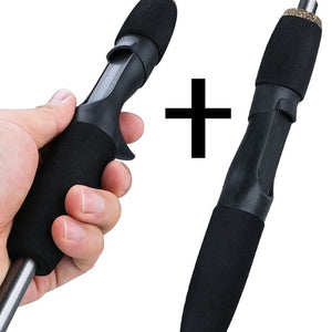 Sougayilang New 5 Section Portable Travel Fishing Rod Ultralight Weight Eva Handle Spinning/Casting Fishing Pole Fishing Tackle