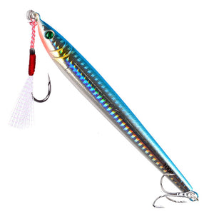 Metal Jig Fishing Lure Weights 21g-100g Trolling Hard Bait Bass Fishing Bait Tackle Trout Jigging Lure Jigs Saltwater Lures