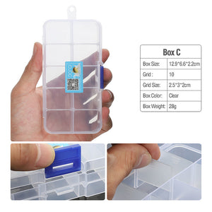 DONQL Fishing Tackle Box Compartments Storage Case for Carp Fishing Accessories Fishing Tools Box Plastic for Fishing Lure Hook