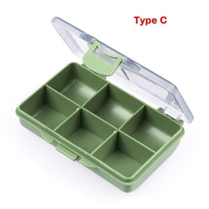 New Compartments Fishing Tackle Box Bait Lure Hooks Storage Case Fishing Tool Tackle Sorting Box for Pesca