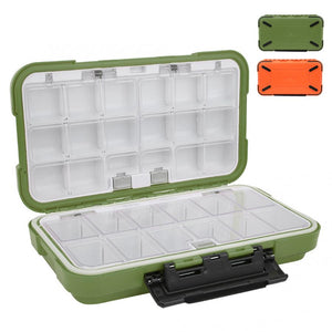 Double Sided Fishing Tools Case ABS Waterproof Fishing Tackle Box Bait Lure Hooks Storage Case Organizer Container Box
