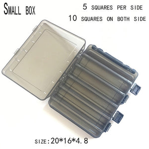 Large-capacity Fishing Tackle Box Double-decker Sub-bait Box Portable Bait Fishing Gear Storage Box