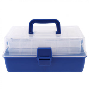 Portable 30*18*15cm Multifunctional 3 Layers Big Fishing Tackle Lures Lines Hooks Storage Box with Durable Plastic