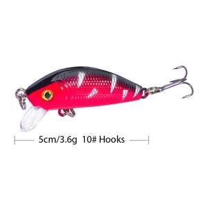 Peche 6.5cm 4.5g Fishing Lure Minnow Lure 3D Eyes Plastic Hard Bait Pesca Isca Artificial Jig Wobblers Crankbait Fishing 1pcs