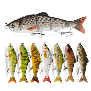 1PC Hotsale 12cm Fishing Lure Multi Jointed Hard Bait 16.5g Lifelike joint bait Wobblers Sinking Swimbait Fishing Lure Crankbait