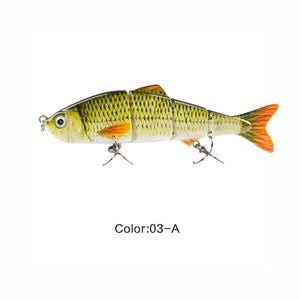 1PC Hotsale 12cm Fishing Lure Multi Jointed Hard Bait 16.5g Lifelike joint bait Wobblers Sinking Swimbait Fishing Lure Crankbait