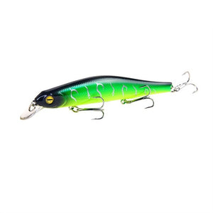 1pcs Fishing Lure Minnow 12.5cm/17.7g Topwater Artificial Bait 3D Eyes Plastic Wobblers Tackle Pesca Far-casting Magnet System