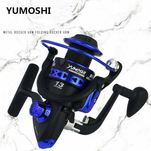Karper Spinning Visserij-reel Metalen Links/Rechterhand Reel Fishing Spinning Reels Wielen Vissen Spinning Reel Saltwater 1000/ 4000
