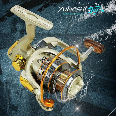 New Metal Spinning Fishing Reel 10BB 5.5:1 Fishing tackle Pesca Carrete Spinnning Reel Feeder Carp Fishing Wheel 1000-7000 JX