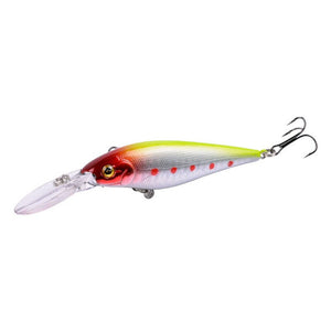 1PC Black Minnow Fishing lure Pike Carp Fishing Artificial Hard Bait 11cm 10.5g Fish Lures Deep Swim Wobbler Crankbait Tackle