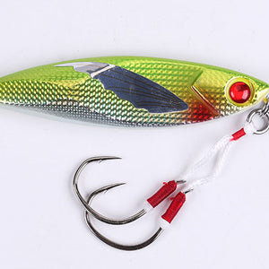 New Arrival Japan Quality Slow Jigging Lures Lead Fish With Double Hooks 40/60/80/100G Slow Jigs Saltwater Fishing Lure