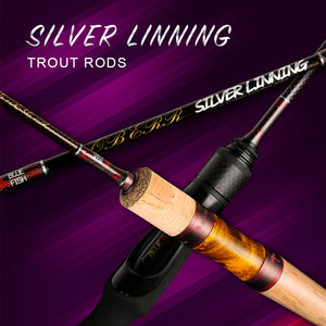 cheap ul rod action trout rod high carbon 1.8m/1.98m Hollow tip wooden handle ultra light spinning lure fishing soft rods china