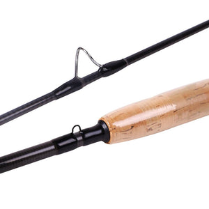 Sougayilang Fly Fishing Rod 9FT 2.7M 4 Section Fly Fishing Rod Line wt 5/6 Soft Cork Handle Fly Rod Lure Fishing Rod Tackle