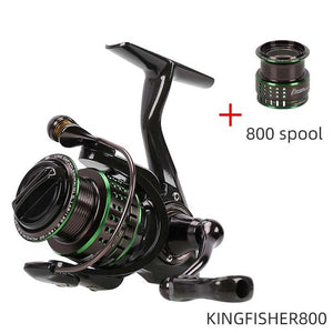 TSURINOYA Ultra-light Spinning Fishing Reel Kingfisher 800 1000 162g Spare Spool 10+1BB Carbon Fiber Body Fishing Lure Reel