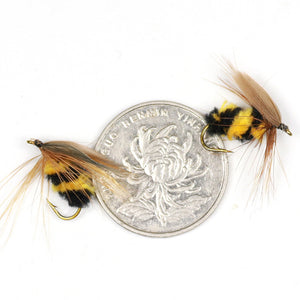 10 Pcs/Set Fishing Artificial Insect Bait Bumble Bee Fly Trout Fishing Lures Bionic Honeybee Bait Fly Fishing Bait Handmade