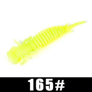 FTK soft lure Larva 50mm/76mm/89mm Fishing Soft Lure Fishing Lures Soft Silicone Baits Shrimp Bass Fishing Tackle