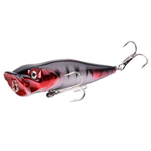 1pcs Big Popper Fishing Lure artificial fishing bait Crankbait Wobblers high carbon steel hook Fishing Lures