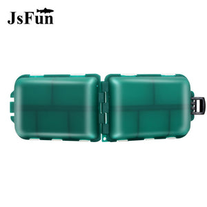 JSFUN Carp Fishing Tackle Box Fishing Lure/Bait/Hook/Lead Sinker Storage Box 10 Compartment Case Accessories Plastic PJ12
