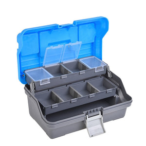 Waterproof 3 Layer Fishing Tackle Box Fly Fishing Storage Case Portable Fishing Gear Strong Corrosion Resistant Storage Box