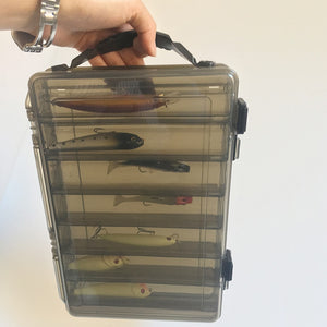 Large-capacity Fishing Tackle Box Double-decker Sub-bait Box Portable Bait Fishing Gear Storage Box
