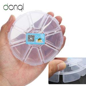 DONQL Lure Box for Fishing Baits Hooks Transparent Plastic Storage Box Carp Fishing Tackle Accessories Compartment Box