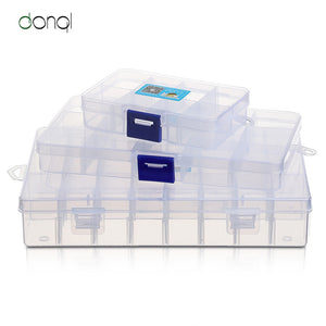 DONQL Fishing Tackle Box Compartments Storage Case for Carp Fishing Accessories Fishing Tools Box Plastic for Fishing Lure Hook