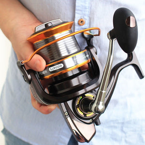 2019 New 5000-9000 Size 12+1 Ball Bearings Big Trolling Fishing Reels Feeder Metal Fishing Reel Carp Molinete Reel Shimano