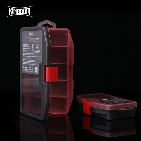 Kingdom Fishing Tackle Box Fish Lures Hooks Baits Compartments Storage Case Box Fishing Tackle Box for Pesca Fishing Accessories