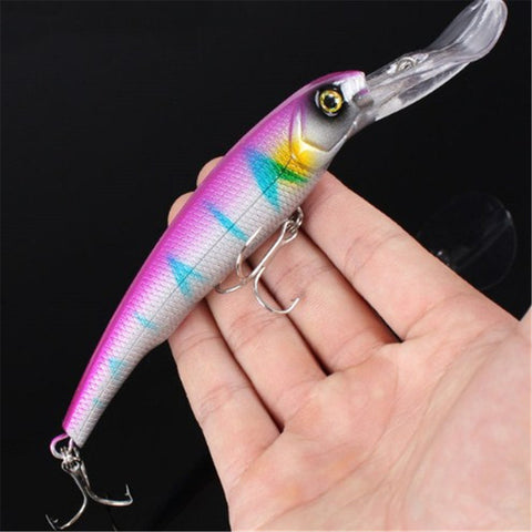 1PCS Hard Plastic Minnow Fishing Lure 28g/16.5cm Big Crankbait Artificial Bait Peche Bass Trolling Pike Carp lures Accessories