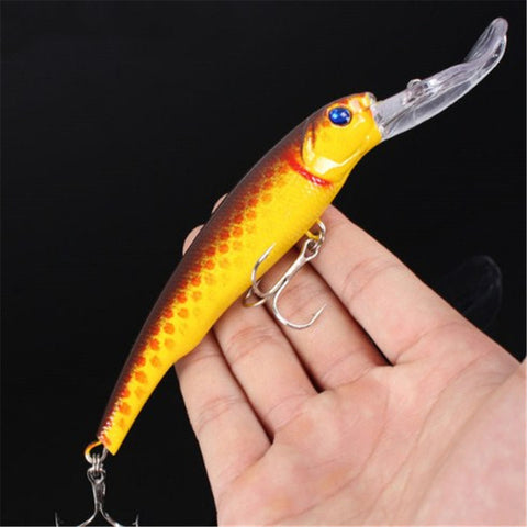 1PCS Hard Plastic Minnow Fishing Lure 28g/16.5cm Big Crankbait Artificial Bait Peche Bass Trolling Pike Carp lures Accessories