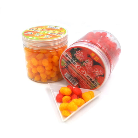 MNFT 1 Bottle Pop Floating Carp Fishing Cereal Fruit Flavor Bait Balls Feeder Artificial Carp Boilies Baits Bola Isca De Pesca