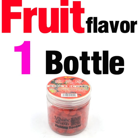 MNFT 1 Bottle Pop Floating Carp Fishing Cereal Fruit Flavor Bait Balls Feeder Artificial Carp Boilies Baits Bola Isca De Pesca