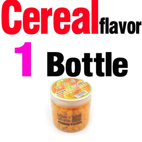 MNFT 1 Bottle Pop Floating Carp Fishing Cereal Fruit Flavor Bait Balls Feeder Artificial Carp Boilies Baits Bola Isca De Pesca