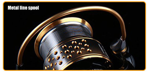 TSURINOYA F2000 5:2:1 Gear Ratio Spinning Fishing Reel for Casting Lure Tackle Line Automatic Folding Handle Fishing Reel YL-21