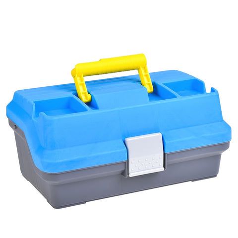 Waterproof 3 Layer Fishing Tackle Box Fly Fishing Storage Case Portable Fishing Gear Strong Corrosion Resistant Storage Box