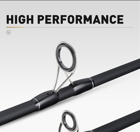 JOHNCOO Carbon Fishing Rod 2.7m 3.0m M MH Power 10-45g Baitcasting Rod Sea Bass Inshore Fishing Rod 3 Sections Spinning Rod